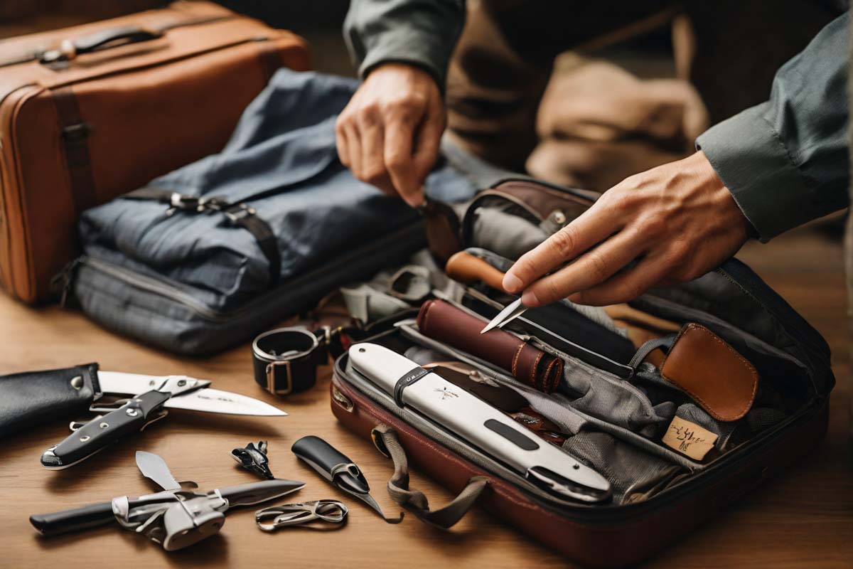 Packing Pocket Knife in Checked Bag