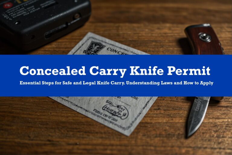 Concealed Carry Knife Permit: Understanding Laws and How to Apply