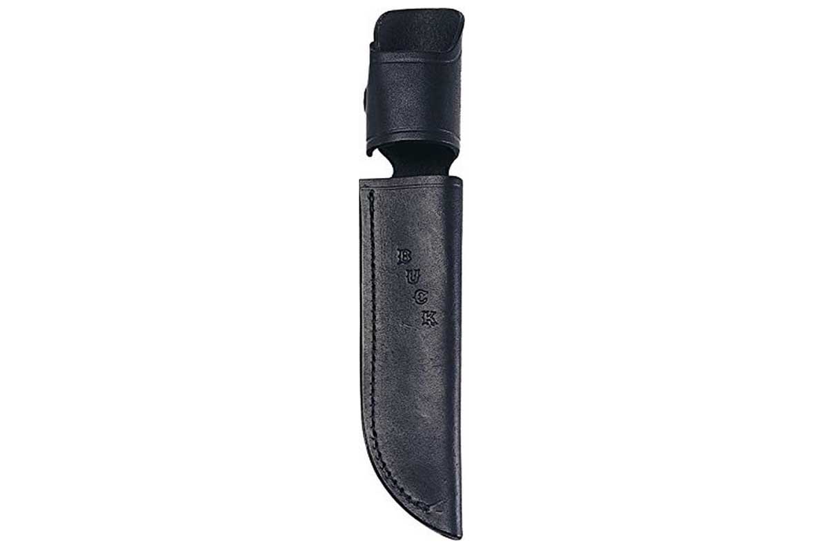 Buck Knives BU119S-BRK Black leather sheath