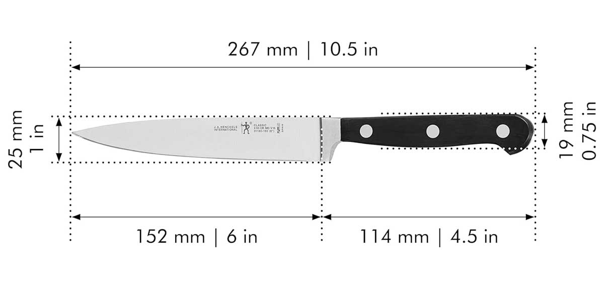 HENCKELS Statement Razor-Sharp Compact 6 Inch Chef Knife