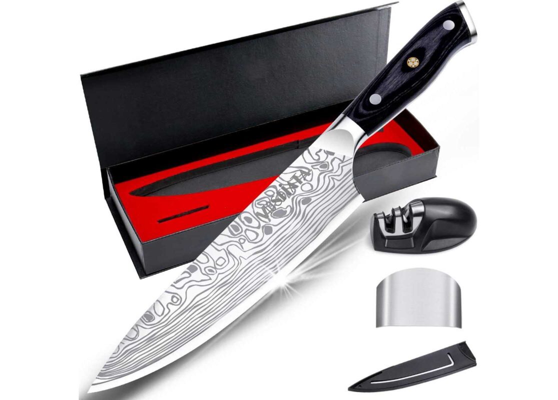 MOSFiATA 8 inch Super Sharp Professional Chef's Knife