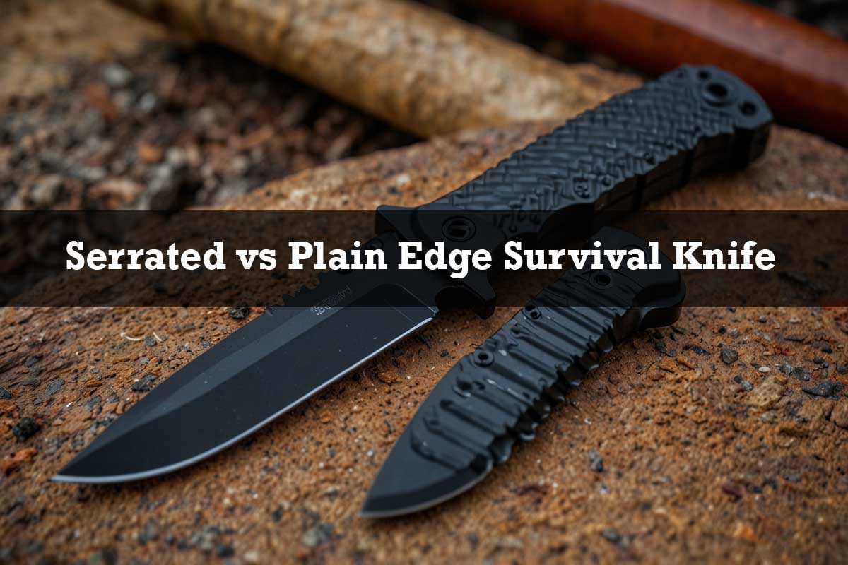 Serrated vs Plain Edge Survival Knife