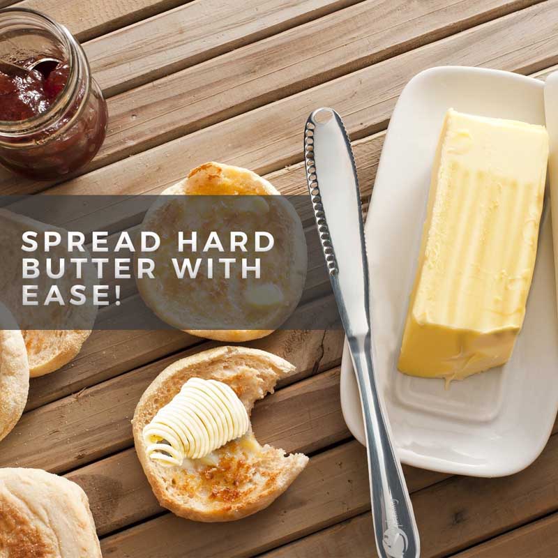 Simple Preading Stainless Steel Butter Spreader