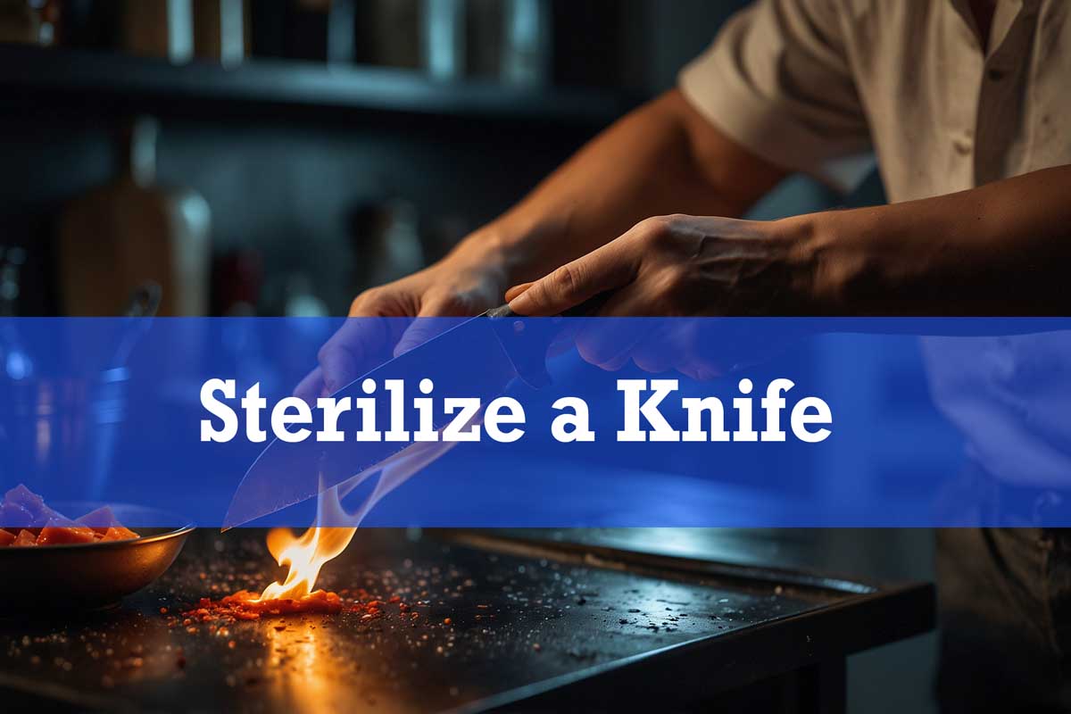 Sterilize a Knife at Home